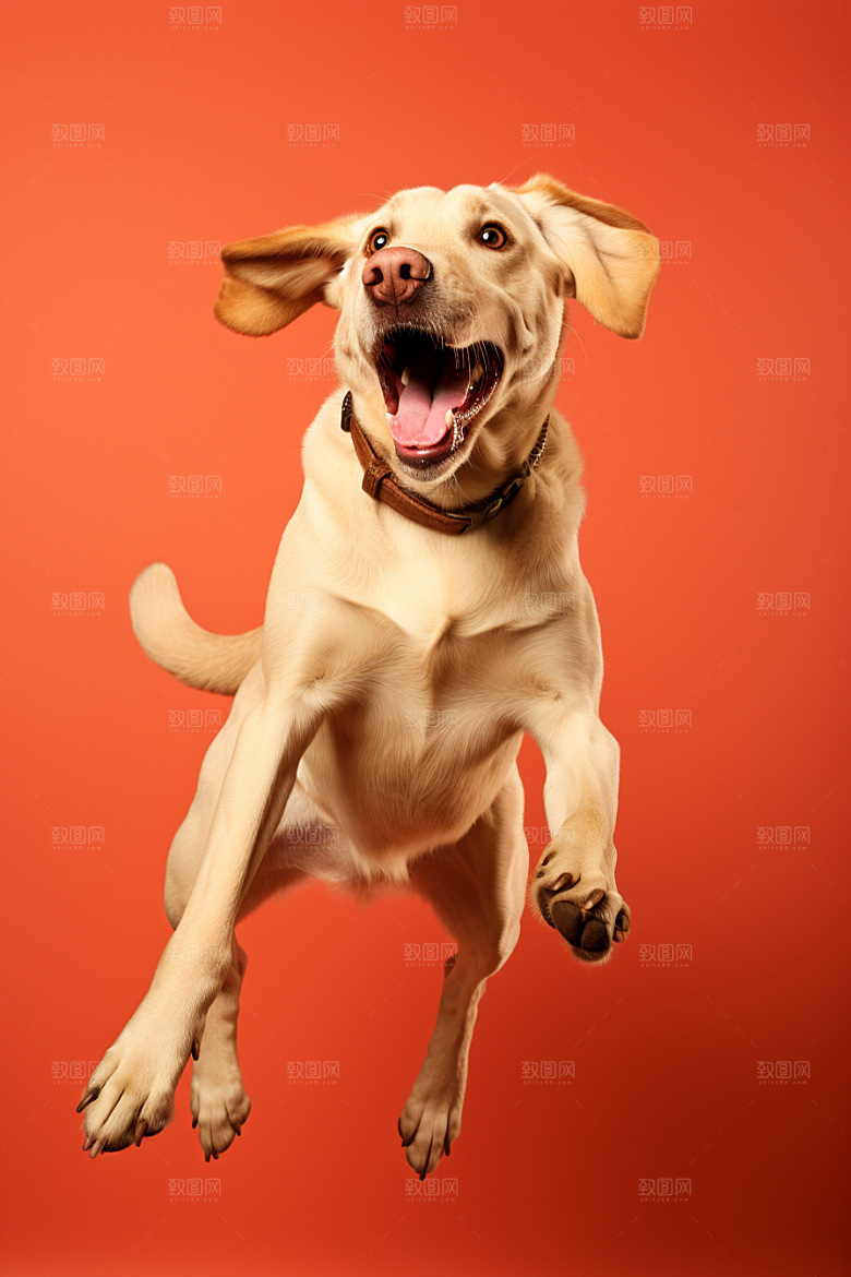 拉布拉多写真导盲犬摄影图