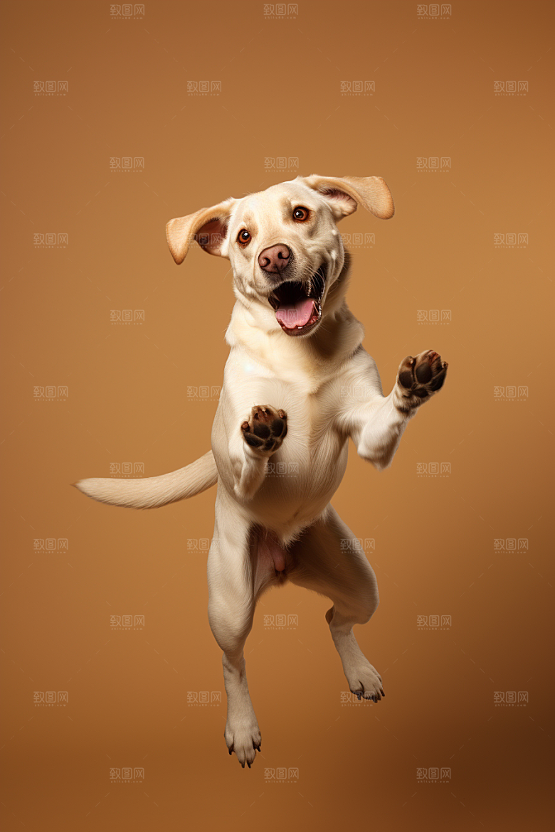 拉布拉多导盲犬动物摄影图