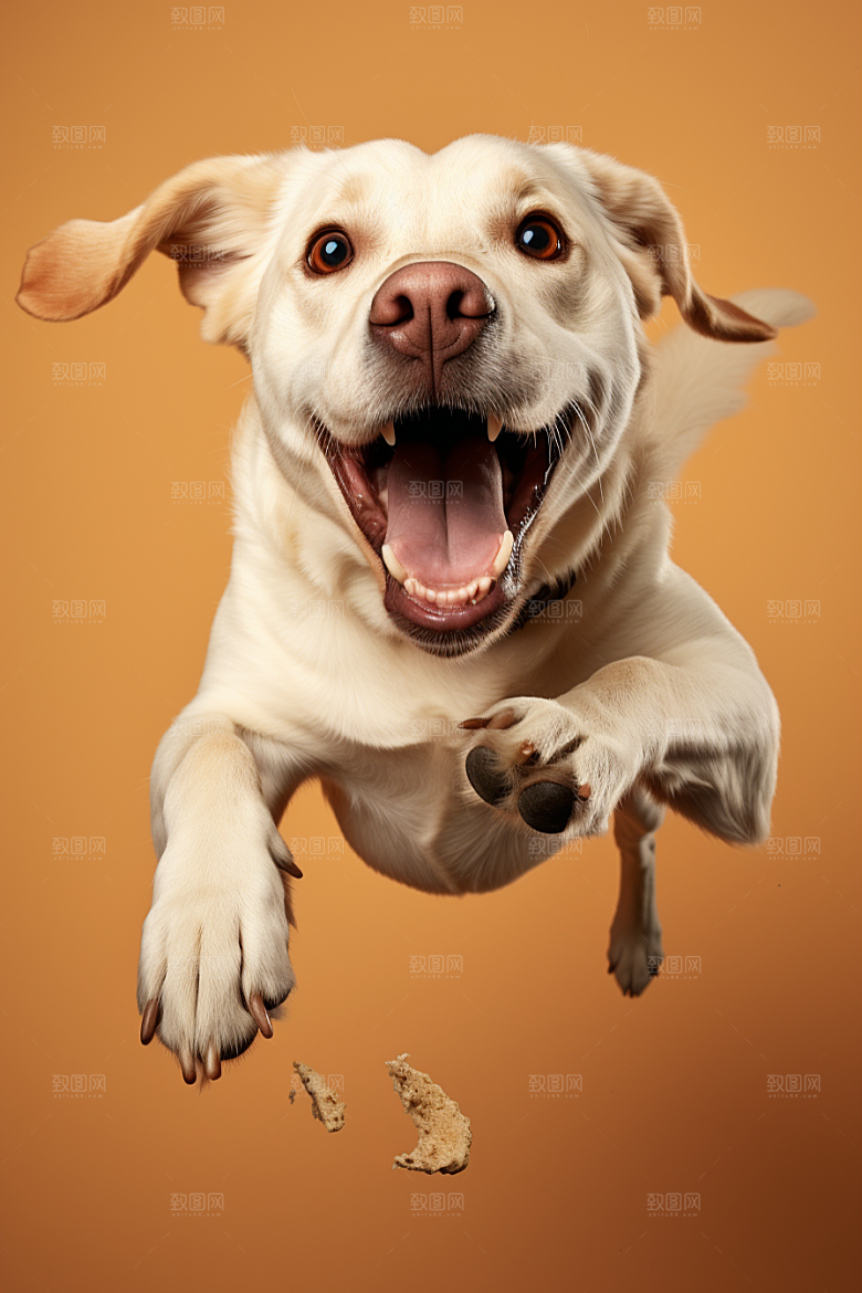 拉布拉多动物导盲犬摄影图