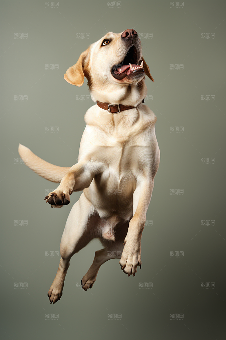 拉布拉多导盲犬伴侣摄影图