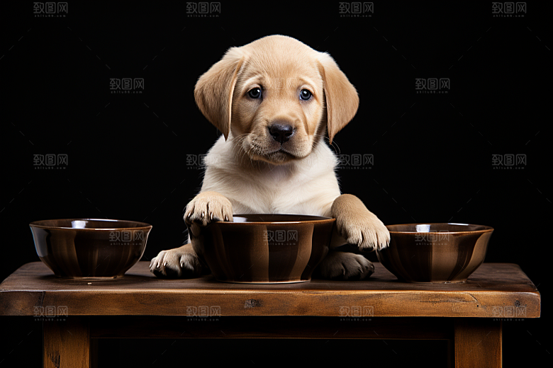 拉布拉多导盲犬高清摄影图
