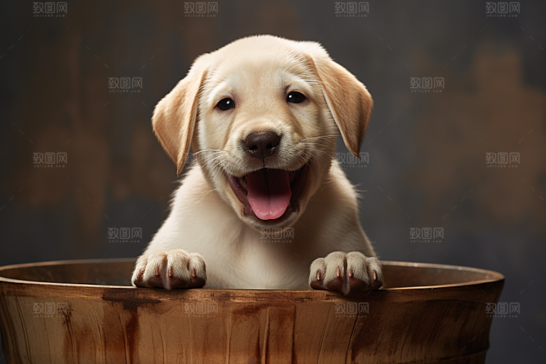 拉布拉多高清导盲犬摄影图