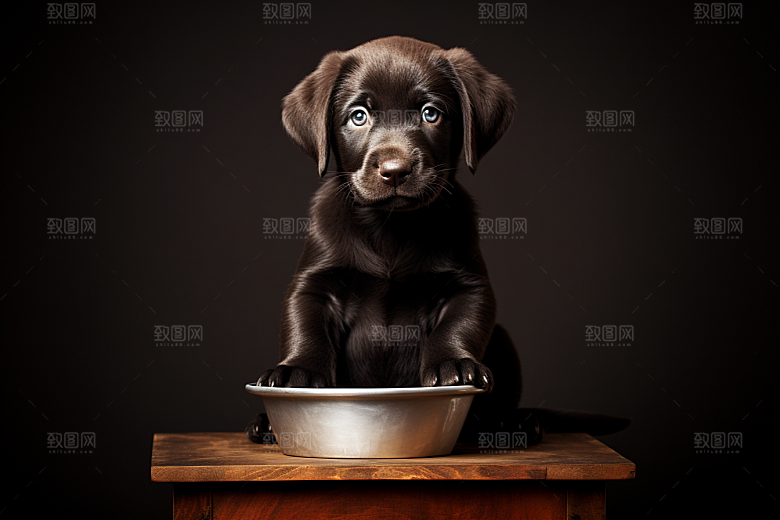 拉布拉多高清导盲犬摄影图