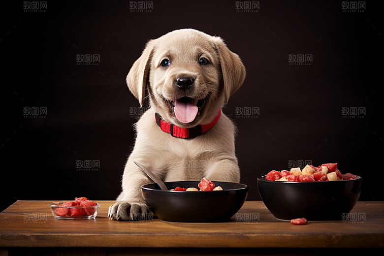 拉布拉多导盲犬动物摄影图