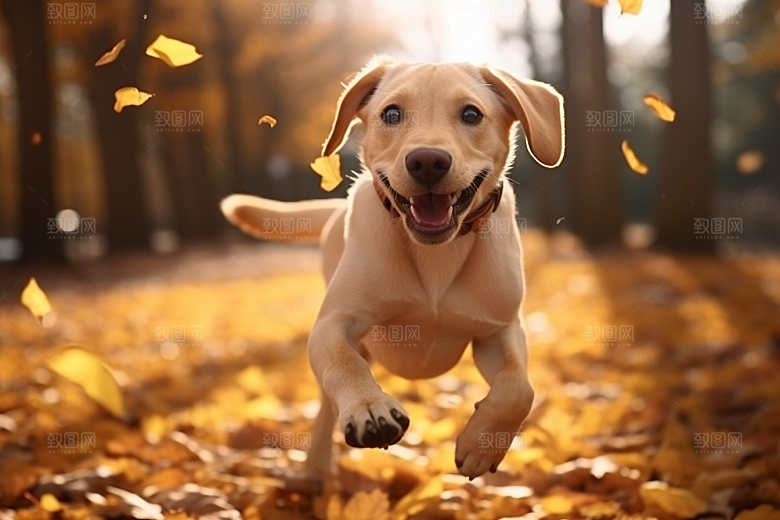 拉布拉多写真导盲犬摄影图