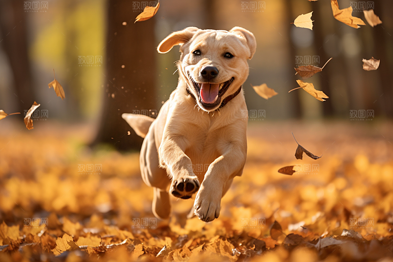 拉布拉多导盲犬动物摄影图