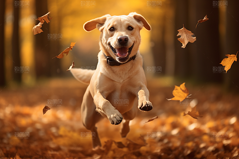 拉布拉多写真导盲犬摄影图