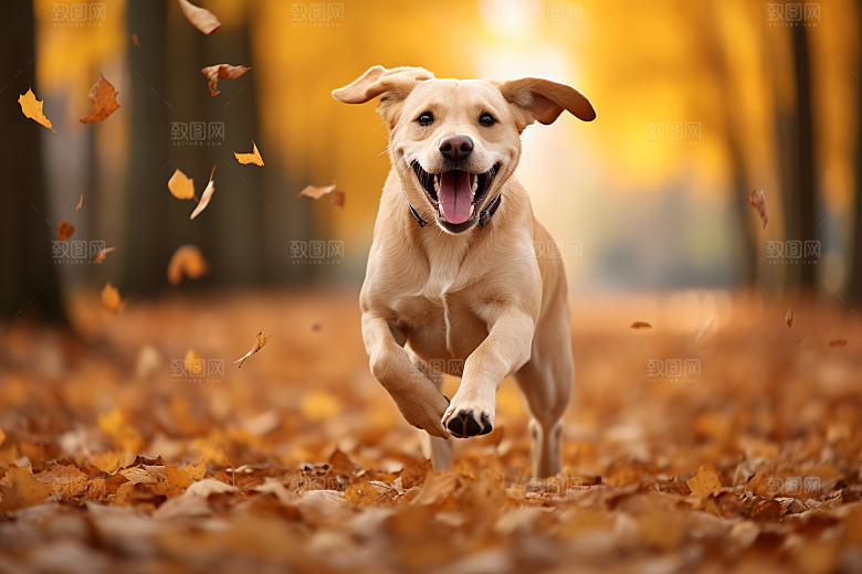 拉布拉多宠物导盲犬摄影图