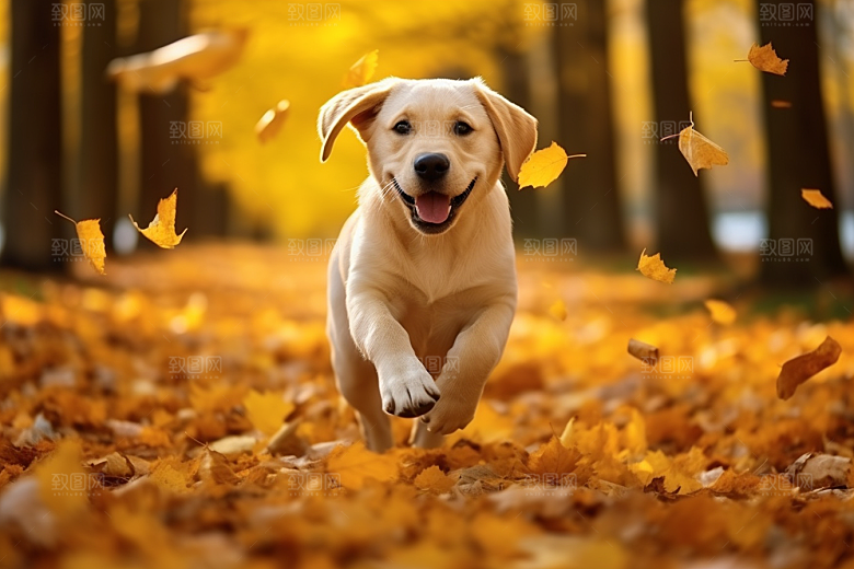 拉布拉多导盲犬动物摄影图