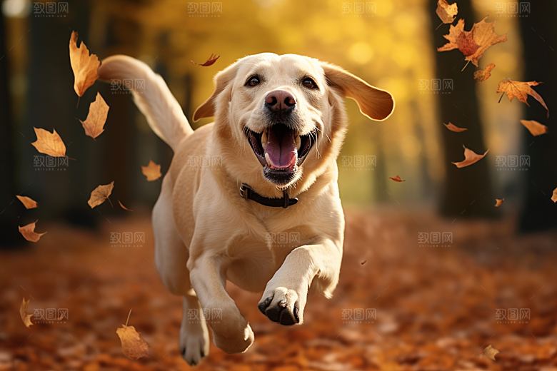 拉布拉多高清导盲犬摄影图