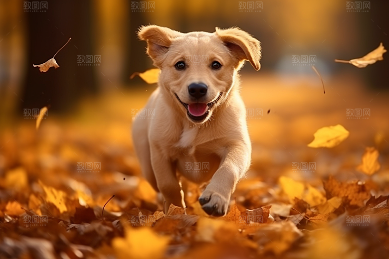 拉布拉多形象导盲犬摄影图