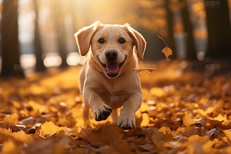 拉布拉多导盲犬动物摄影图