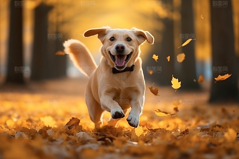 拉布拉多写真导盲犬摄影图