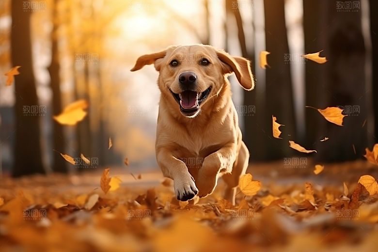 拉布拉多高清导盲犬摄影图