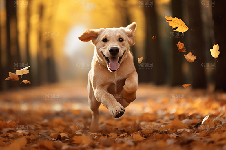 拉布拉多动物导盲犬摄影图