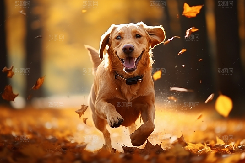 拉布拉多肖像导盲犬摄影图