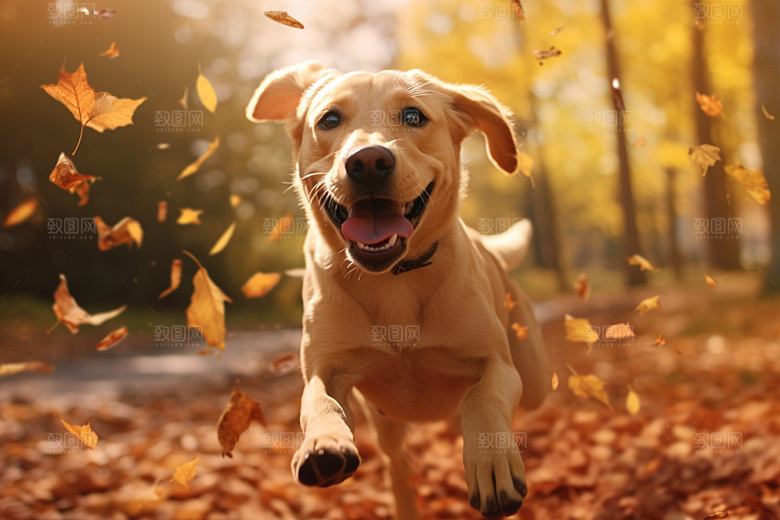拉布拉多导盲犬动物摄影图