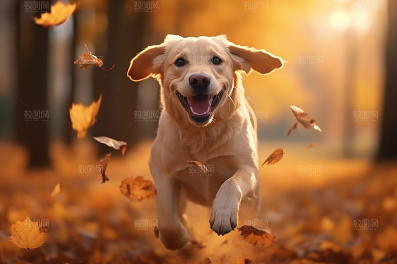 拉布拉多宠物导盲犬摄影图
