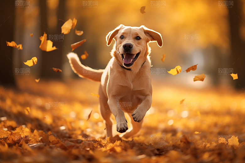 拉布拉多导盲犬动物摄影图