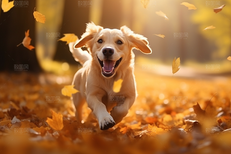 拉布拉多导盲犬高清摄影图