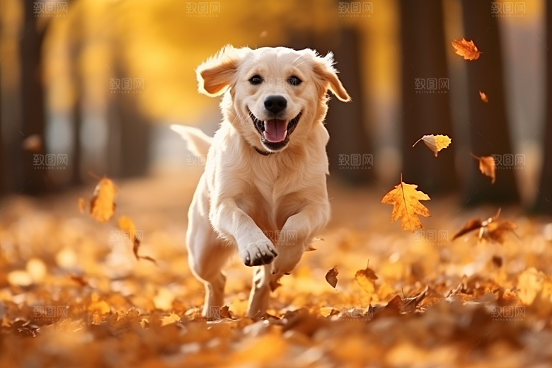 拉布拉多导盲犬写真摄影图