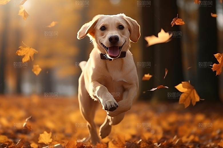拉布拉多导盲犬高清摄影图
