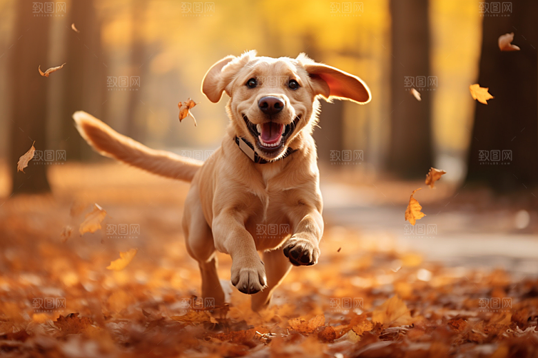 拉布拉多导盲犬伴侣摄影图