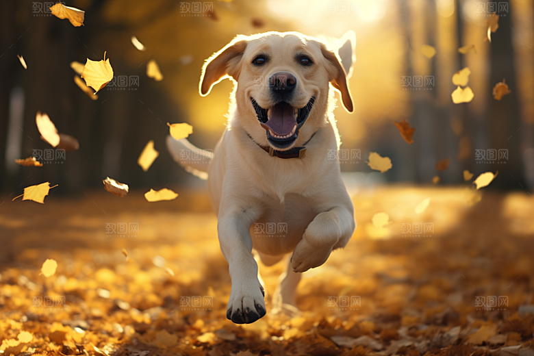 拉布拉多导盲犬伴侣摄影图