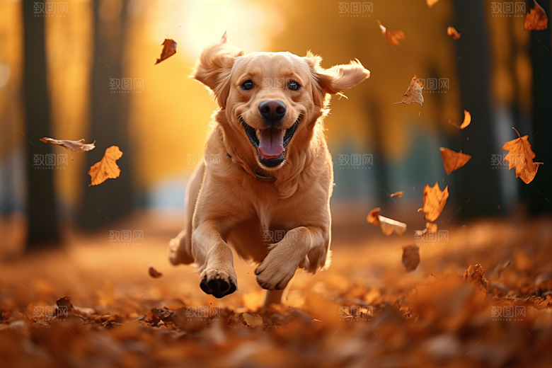 拉布拉多动物导盲犬摄影图