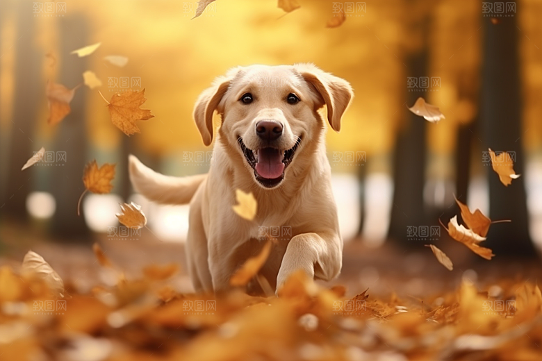 拉布拉多写真导盲犬摄影图