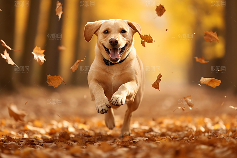 拉布拉多导盲犬高清摄影图
