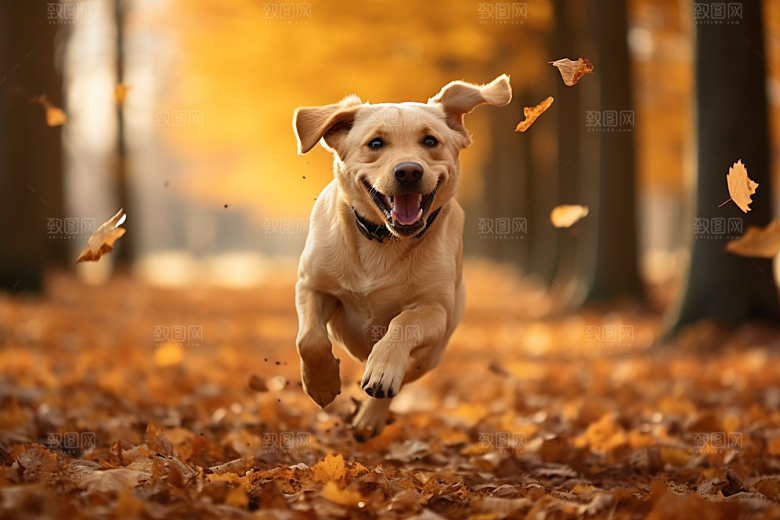 拉布拉多肖像导盲犬摄影图