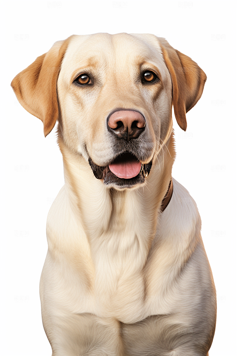 拉布拉多导盲犬宠物摄影图