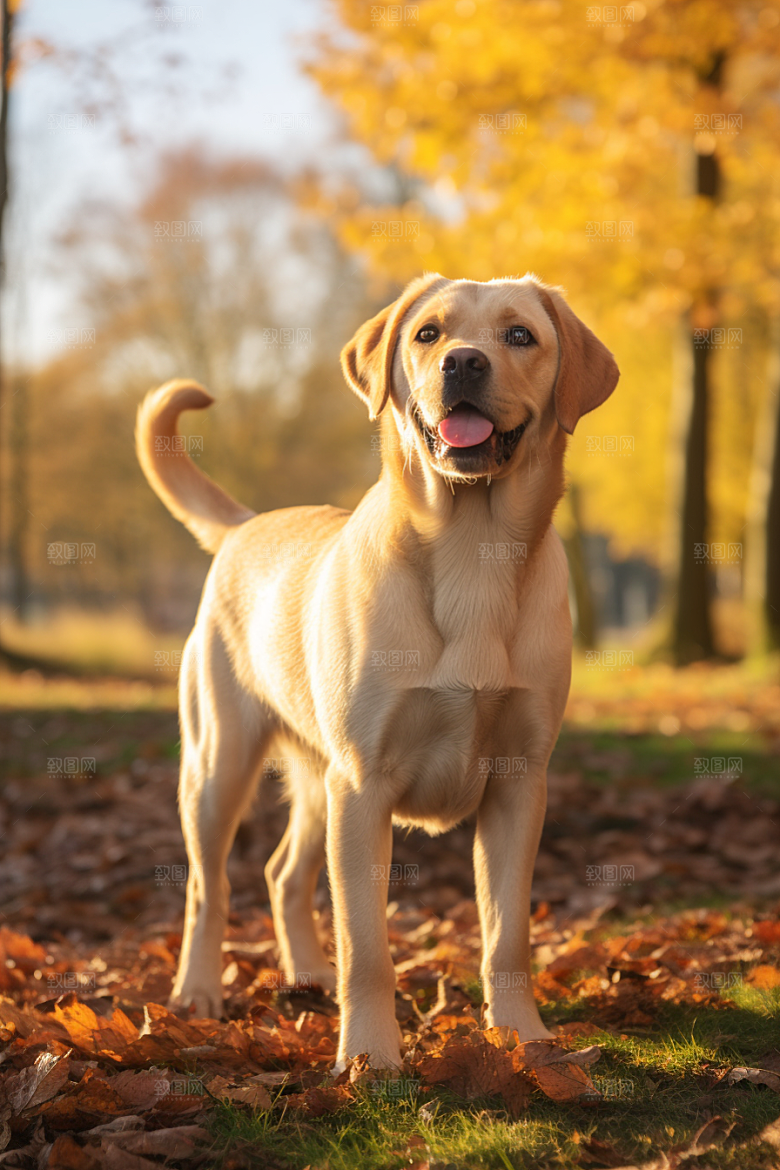 拉布拉多高清导盲犬摄影图