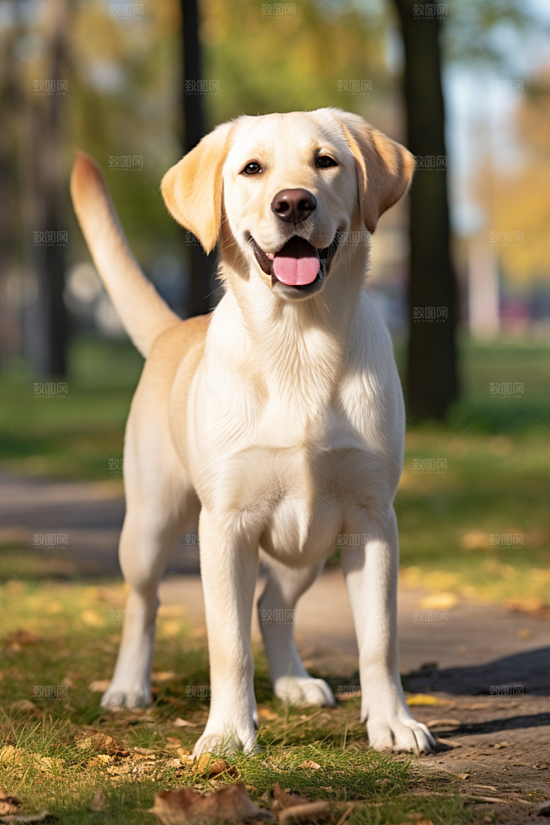 拉布拉多导盲犬高清摄影图
