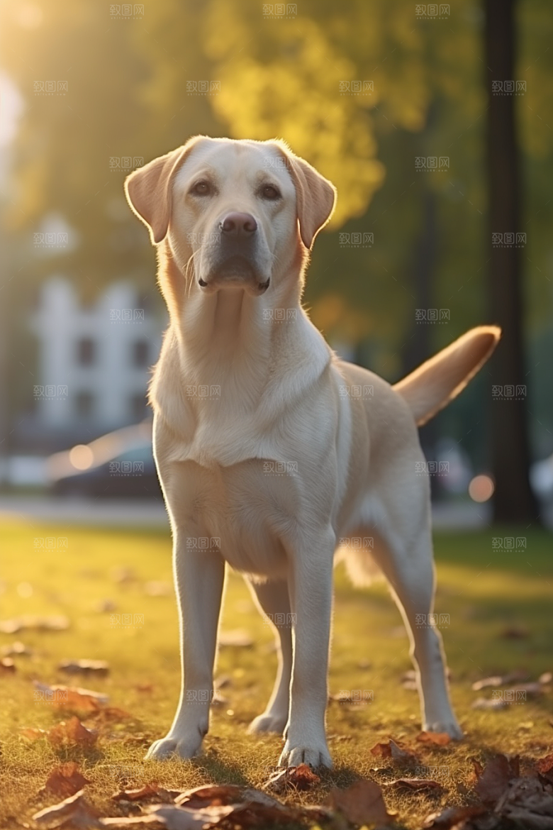 拉布拉多动物写真摄影图