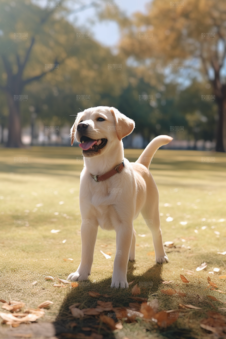 拉布拉多高清导盲犬摄影图