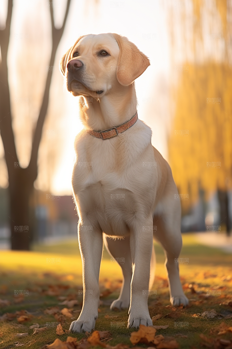 拉布拉多高清导盲犬摄影图