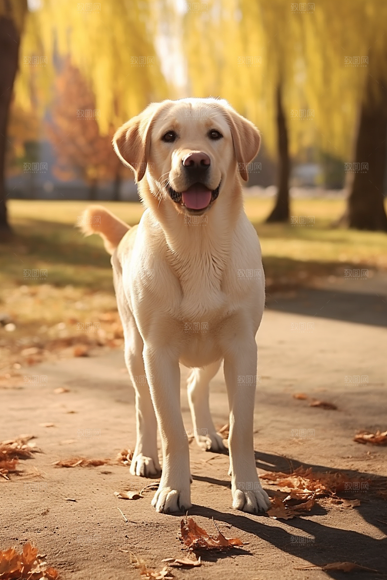 拉布拉多导盲犬高清摄影图