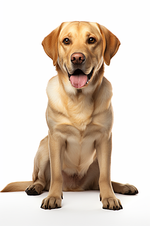 拉布拉多导盲犬动物摄影图