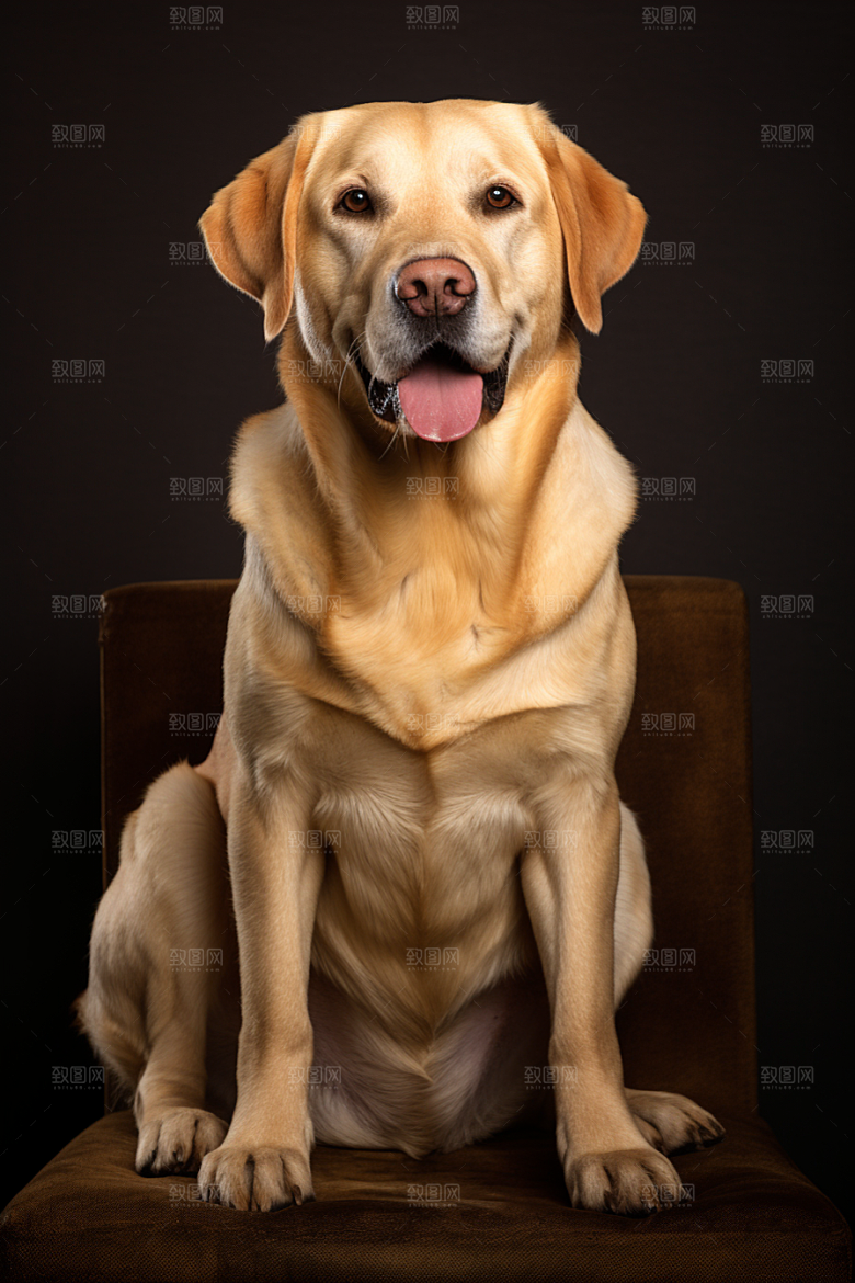 拉布拉多高清导盲犬摄影图
