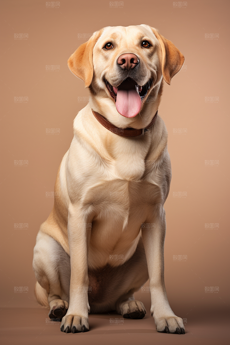 拉布拉多导盲犬动物摄影图