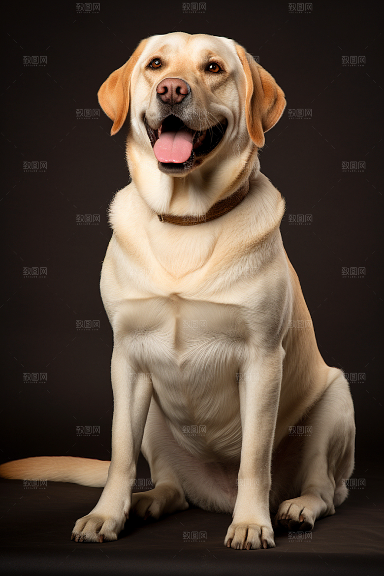 拉布拉多高清导盲犬摄影图