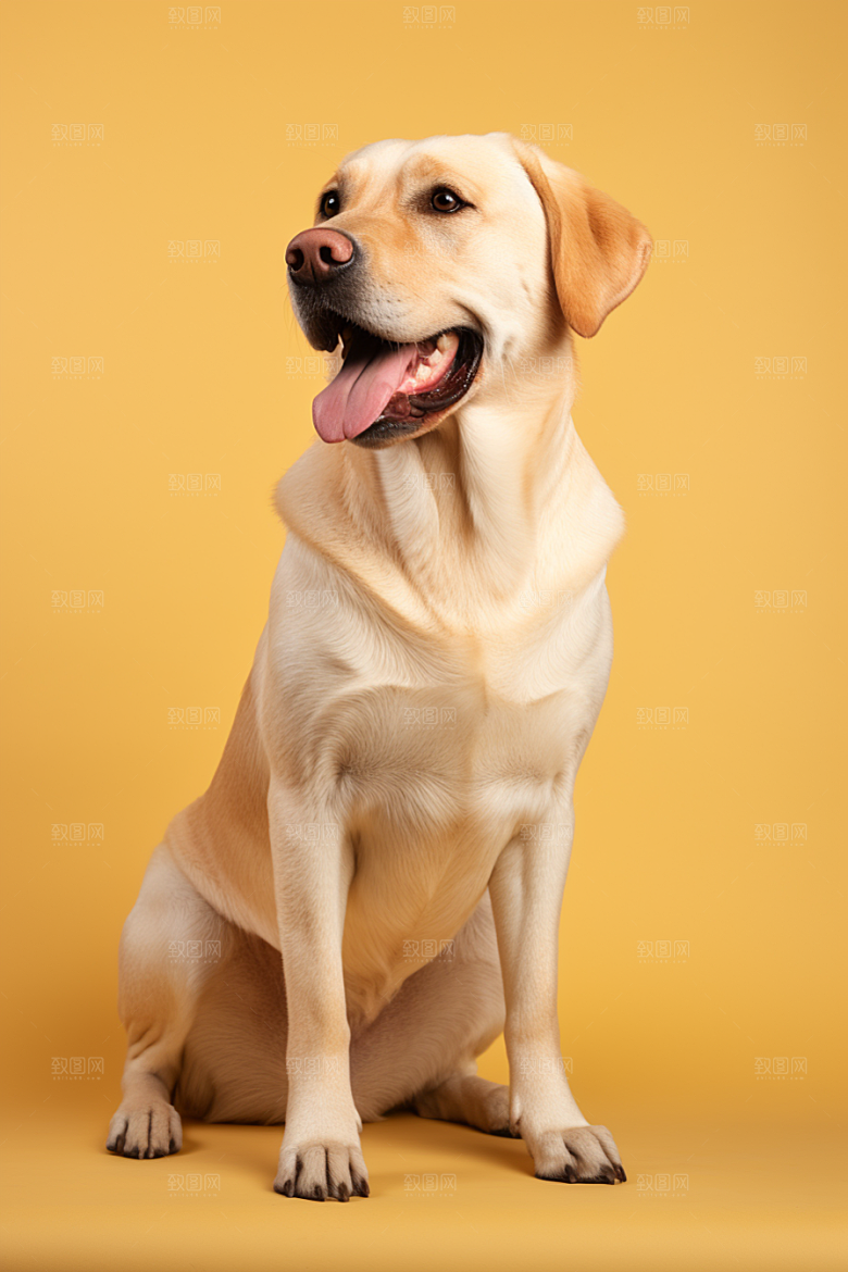 拉布拉多宠物写真摄影图