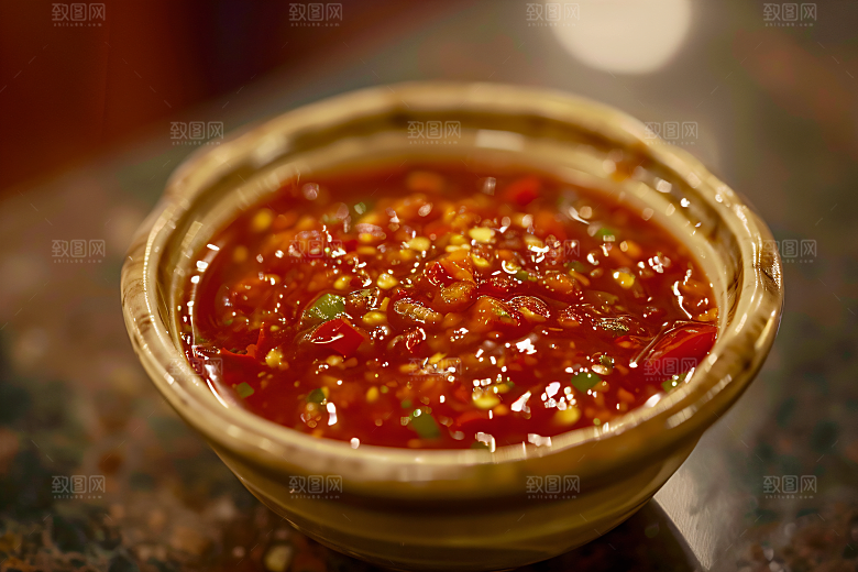 辣椒酱高清香辣摄影图