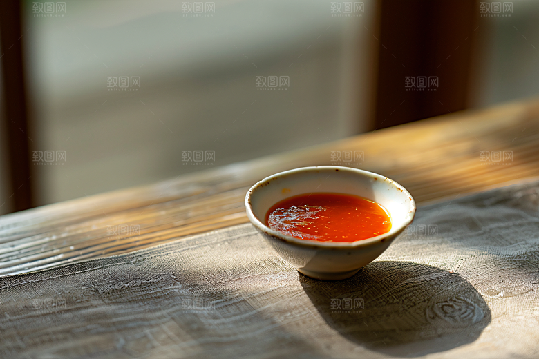 辣椒酱下饭麻辣摄影图