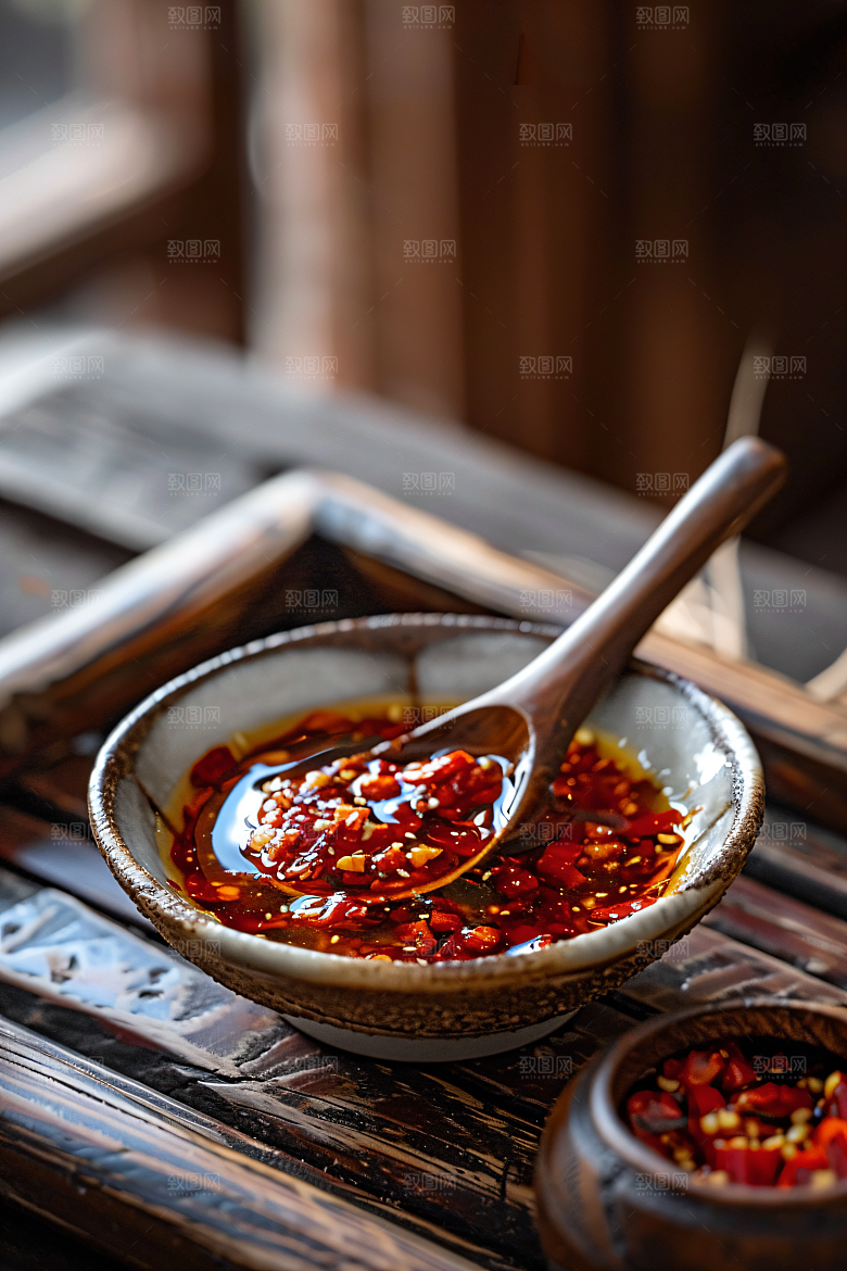 辣椒酱红辣椒酱料摄影图