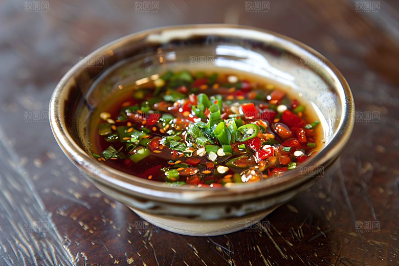 辣椒酱香辣美味摄影图