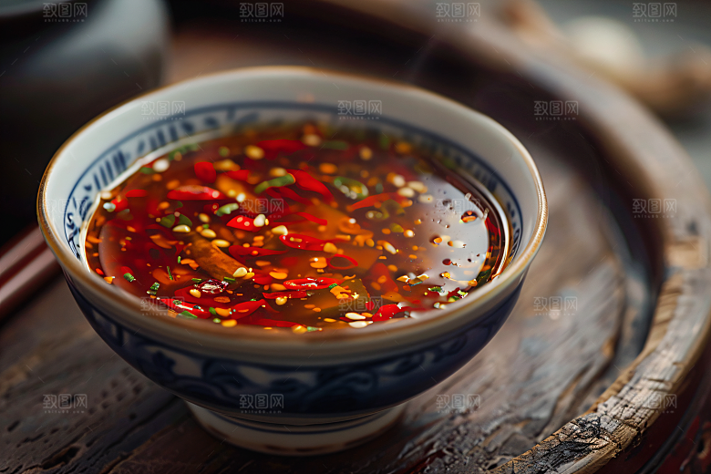 辣椒酱调味料香辣摄影图