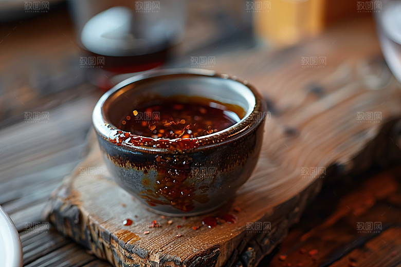 辣椒酱下饭麻辣摄影图